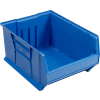 Quantum Plastic Hulk Stacking Bin, 16-1/2"W x 24"D x 11"H, Blue
