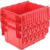 Plastic Storage Totes - Shipping Hinged Lid DC2820-15 28-1/8 x 20-3/4 x 15-5/8 Red
																			