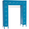 Paramount® 16 Person Locker 12 x 18 x 12 Assembled Blue
