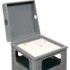 Stone Panel Receptacle - Weather Urn Top - Sand Sold Separately
