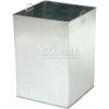 Stone Panel Receptacle - Weather Urn Top - Galvanized Steel Liner with Handles