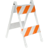 Plastic Folding Traffic Barricade 42 Inch High 4 Panels, 37408-EG