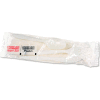 Boardwalk® BWK6KITMW, Wrapped Cutlery Kit, Plastic, White, 250/Carton
