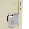 Concealed Locking Mechanism on Hallowell Premium Steel Lockers