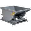 Global Industrial™ Medium-Duty Self Dumping Forklift Hopper, 1 Cu. Yd., 4000 Lbs, Gray