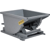 Global Industrial Medium Duty Self Dumping Forklift Hopper, 2 Cu. Yd., 4000 Lbs, Gray