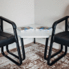 Interion® Corner End Table 30" x 30" Gray Top