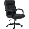 Interion® Big and Tall Office Chair - Leather -High Back - Black