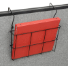 Wire Wall Magazine Rack Letter Size Black 1 Pocket