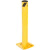 Global Industrial™ Removable Steel Bollard With Removable Plastic Cap 5.5''x36''H