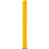 Global Industrial™ Smooth Bollard Post Sleeve, 4" HDPE Dome Top, Yellow