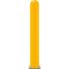 Global Industrial™ Smooth Bollard Post Sleeve, 6" HDPE Dome Top, Yellow