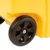 Axle Mounted Wheels on Mobile Trash Can, Trash Cans, Mobile Garbage Can, Garbage Cans, Rubbermaid Trash Receptacles