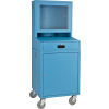 Mobile Security LCD Computer Cabinet Enclosure - Blue
																			