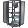Data Cabinet Includes Removable Side Panels (Shown with Optional Casters)