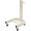 Global Industrial™ 40"H Mobile Post with Caster Base - Beige
