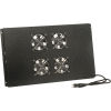 Global Industrial Fan Assembly Kit (4 Fans Included), 2200 CFM, Black