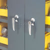 Locking Bin Cabinet with Clear Window - Chrome Locking Handles