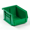 Global Industrial Plastic Stack and Hang Parts Storage Bin 4-1/8 x 5-3/8 x 3, Green - Pkg Qty 24