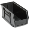 Global Industrial Plastic Stack and Hang Parts Storage Bin 5-1/2 x 10-7/8 x 5, Black - Pkg Qty 12