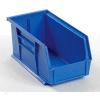 Global Industrial™ Plastic Stack & Hang Bin (24) 5-1/2"x10-7/8x5" & (24) 4-1/8"x5-3/8"x3", Blue