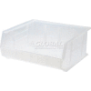 Global Industrial™ Plastic Stack & Hang Bin, 16-1/2"W x 14-3/4"D x 7"H, Clear - Pkg Qty 6
