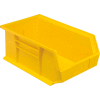 Plastic Stack and Hang Parts Storage Bin 8-1/4 x 13-5/8 x 6 Yellow - Pkg Qty 12