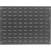 Global Industrial Louvered Gray Wall Panel Without Bins, 27" x 21" - Pkg Qty 2