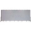 Screenflex Portable Room Divider 11 Panel, 8'H x 20'5"W, Fabric Color: Gray