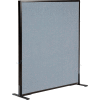 Interion® Freestanding Office Partition Panel, 36-1/4"W x 42"H, Blue