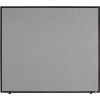 48-1/4"W X 42"H Office Partition Gray