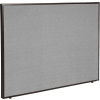 60-1/4"W X 42"H Office Partition Gray