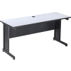 Interion® Rectangular Laminate Desk, 72", Gray