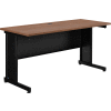 Interion® 60"W Desk - Walnut