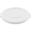 Global Industrial Plastic Trash Can Lid - 10 Gallon White