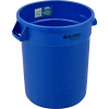 Global Industrial Plastic Trash Can - 20 Gallon Blue