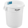 Global Industrial Plastic Trash Can - 20 Gallon White