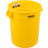 Global Industrial Plastic Trash Can - 20 Gallon Yellow