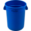 Global Industrial Plastic Trash Can - 32 Gallon Blue