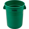 Global Industrial Plastic Trash Can - 32 Gallon Green