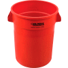 Global Industrial™ Plastic Trash Can - 32 Gallon Red