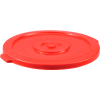 Global Industrial™ Plastic Trash Can Lid - 32 Gallon Red