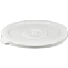 Global Industrial Plastic Trash Container, Garbage Can Lid - 32 Gallon White