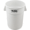 Global Industrial Plastic Trash Can - 44 Gallon White