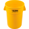 Global Industrial Plastic Trash Container, Garbage Can - 44 Gallon Yellow