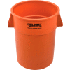 Global Industrial™ Plastic Trash Can - 55 Gallon Orange