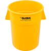 Global Industrial Plastic Trash Container, Garbage Can - 55 Gallon Yellow