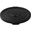 Global Industrial Plastic Trash Container, Garbage Can Lid - 55 Gallon Black