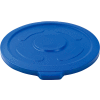 Global Industrial Plastic Trash Container, Garbage Can Lid - 55 Gallon Blue