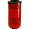 Perforated Stadium Series® Trash Container - 20 Gallon Red - SC20-01-RD